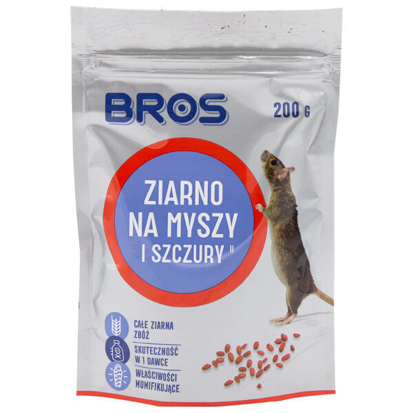 Bros Seed pour souris et rats - Poison 200g