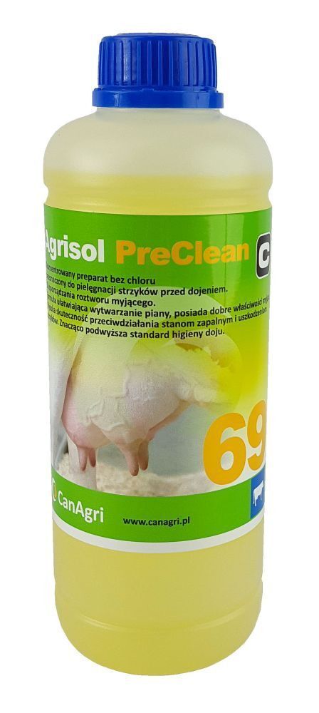 Agrisol PreClean 69 liquide de nettoyage des mamelles 1kg