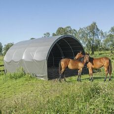 matériel d'élevage pour chevaux Kellfri MD Kellfri Windschutz 6 x 6 m inkl. 6 Weidepanels mit u-Förmigen neuf