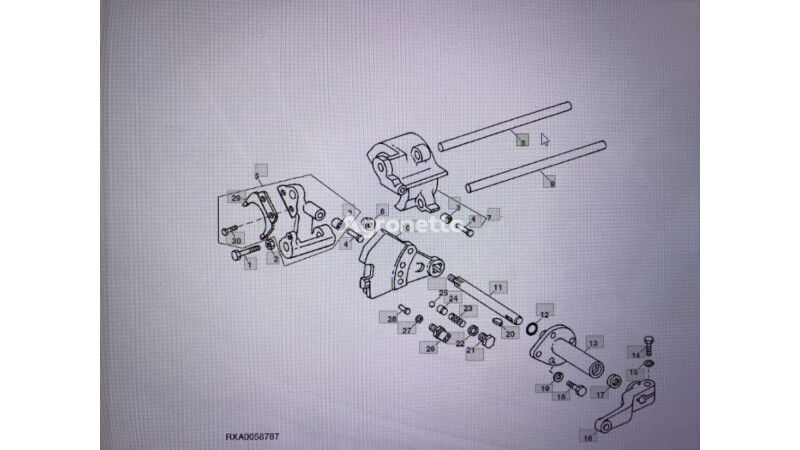 arbre pour tracteur à roues John Deere 4555/4755/4955