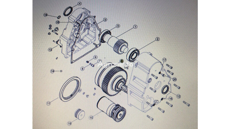 embrayage pour tracteur à roues Claas Arion 600