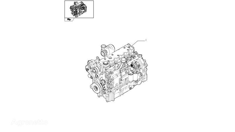 moteur pour tracteur à roues New Holland T6090